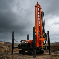 Machines de forage de puits d'eau tout-terrain, machines de forage de puits d'eau pour usage domestique, machines de forage de puits d'eau de 200 m, pièces détachées pour machines de forage de puits d'eau