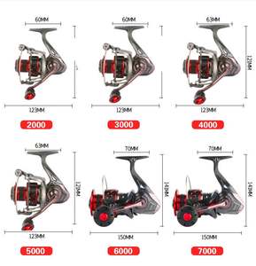 ORJD KD500-7000シリーズ7 + 1 BBギャップレススピニングスプール最大ドラッグ10kg金属海水淡水ユニバーサル - Product Image 3