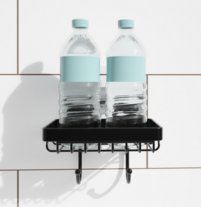 Portapiatti da bagno moderno portaoggetti a muro Organizer ad angolo - Product Image 3