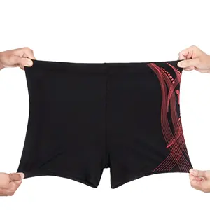 Mens Swim Shorts Swimming Jammers Swim Trunks Hot Sales Wholesale New Style High Quality Quick-drying Nylon Printing Adult Male