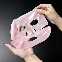 Masque au collagène rose PDRN ADN de saumon, éclaircissant, raffermissant, réduit les ridules, masque hydrogel en gelée de collagène, masque séparé personnalisable