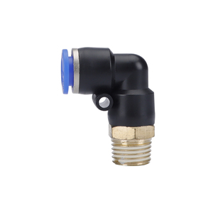 Raccord enfichable pneumatique en plastique Raccord coudé mâle à 90 degrés Legines - Product Image 3