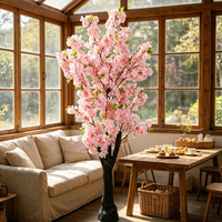 Moderne Dekorationen für Zuhause Künstliche Blumen Künstlicher Sakura-Blütenbaum Hochzeitsdekoration & Zubehör Haus-Blumenarrangements