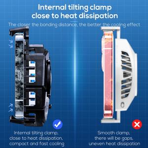 Enfriador de Teléfono MEMO DLA7 con Ventilador de Enfriamiento de Dos Velocidades para Teléfono Móvil - Product Image 6