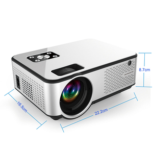 โปรเจคเตอร์ CHEERLUX 1080p ATV <span class=keywords><strong>HD</strong></span> USB VGA <span class=keywords><strong>AV</strong></span> ช่องเสียบหูฟัง วิดีโอเกม จอแอลซีดี แอลอีดี โปรเจคเตอร์ 4k สมาร์ท ติดเพดาน - Product Image 2