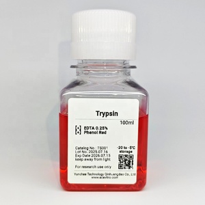Reactivos de Laboratorio TEEC CHEE TS001 100ml Tripsina 0.25% EDTA con Rojo Fenol para Cultivo Celular - Product Image 1