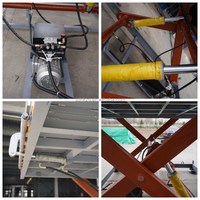 Plateforme élévatrice à ciseaux hydraulique fixe personnalisée pour quai de chargement, table élévatrice X-Lift 5 tonnes avec rampe d'extension