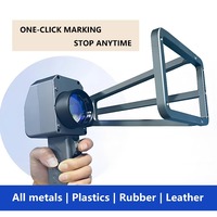 Máquina de Marcado Láser Portátil de 20w 30w 50w, Máquina de Marcado de Neumáticos de Acero Inoxidable, Máquina de Grabado de Metal por Fibra