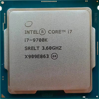 Suitable for new or used desktop computers, 9th Intel Central Processing Unit I7-9700K SRG15 SRELT3.6GHz 65w TDP LGA1151