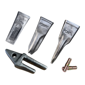 Adatto per Komatsu Xinyuan Hitachi Lingong Liugong PC60 forgiato per escavatore a denti affilati accessori per denti a perno - Product Image 1