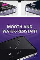 Protecteur d'écran en verre trempé anti-espion avec applicateur sans poussière et installation facile pour iPhone 14 15 16 17 18 Pro Max Plus