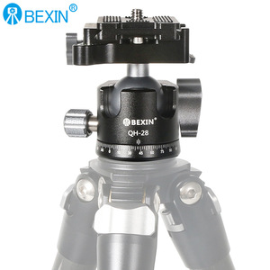 Bexin หัวบอลอลูมิเนียมอัลลอยด์ QH-28สำหรับยึดขาตั้งแบบปลดออกได้อย่างรวดเร็ว - Product Image 4