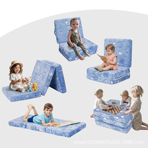 <b>Kids</b> <b>Sofa</b> Bed 20mm Foam Foldable Modern Design For Children Age 3 And Above - Product Image 3