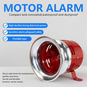 Sirene truk pemadam kebakaran Alarm sirene suara Motor Ms-190 logam Ms-390 plastik 110db besar - Product Image 2