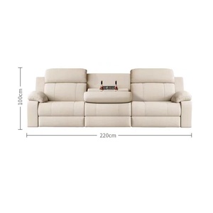 Modern Electric Leisure Sofa, <strong>Smart</strong> 3-seater Home Theater <strong>Furniture</strong> with Multifunctional Massage, Cooling, and Folding Features. - Product Image 5