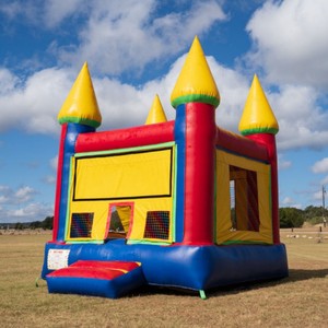 Cortina Frontal Inflable Personalizable para Casa de Brinco, Intercambiable con Diferentes Personajes de Dibujos Animados, Perfecta para Fiestas y Eventos - Product Image 1