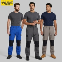 Pantalones de Trabajo Resistentes al Desgaste de Poliéster y Algodón con Logotipo Personalizado, Transpirables para Trabajos de Construcción, Pantalones Cargo