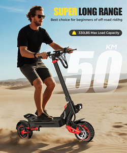 Scooter Eléctrico J15, Motor de 1600W, 31 MPH, 48V 18AH, Llantas Neumáticas Todoterreno de 11 Pulgadas, Frenos de Disco Dobles, Plegable, SJ15MAX, Scooters Lectriq - Product Image 4