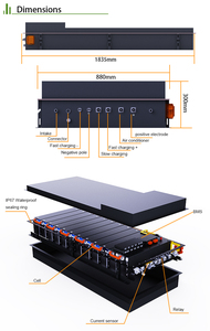 ชุดแบตเตอรี่ CTS 144V 210Ah 30.24kWh 15kW ชาร์จเร็ว สำหรับยานยนต์ขนส่ง OEM - Product Image 6