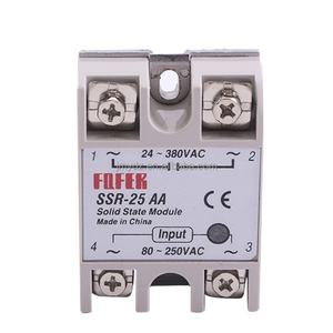 Módulo de Relé de Estado Sólido Monofásico SSR-10AA/25/40AA-H 24-380VAC/90-480VAC, Control de CA - Product Image 6