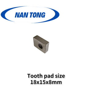 Plaquette de préhension Nantou 18x15x8mm pour pièces de machine d'impression, plaquette à dents en plastique - Product Image 3