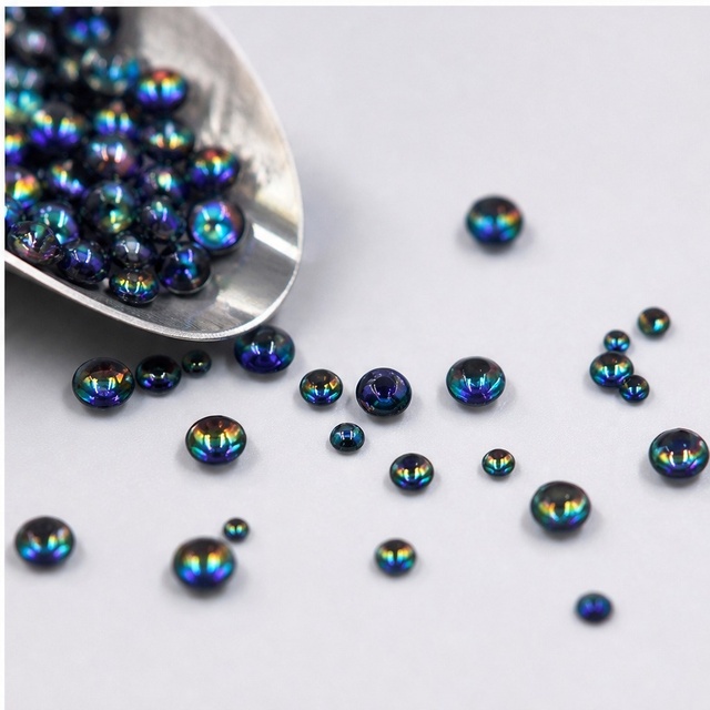 Bulk 3D Aurora Bubble Beads Chunky Glitter For Snow Globe Making Epoxy Resin Balloon Crafts Wholesale