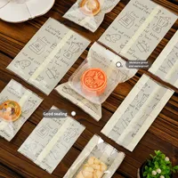 Sacs rétractables transparents et durables pour produits de boulangerie, nougats, bonbons et emballages de fêtes