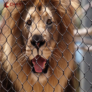 5x5 khỉ bao vây lưới dệt dây thép không gỉ Zoo lưới lưới x có xu hướng hình mịn sáng phong cách ferruled mịn sáng - Product Image 4