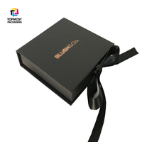Caja de Embalaje de Joyería de Cartón Ecológica Personalizada de Lujo con Laminación Mate y Grabado en Relieve, Caja de Regalo Bonita y Moderna