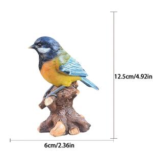 Ornement d'oiseau en résine <span class=keywords><strong>de</strong></span> simulation américaine pour balcon extérieur, <span class=keywords><strong>jardin</strong></span>, cour, décoration intérieure, artisanat écologique - Product Image 4