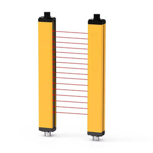 Capteur de barrière lumineuse avec espacement de 20 mm, 14 faisceaux, NPN PNP NC, 12-24 V, capteur de sécurité à faisceau infrarouge pour zone industrielle - Product Image 1