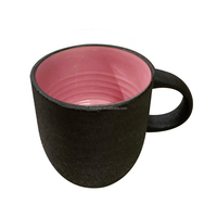 Chine pas cher prix Crokery irrégulière 16 pièces brillant rouge noir moderne vaisselle grès céramique dîner vaisselle ensemble pour la maison