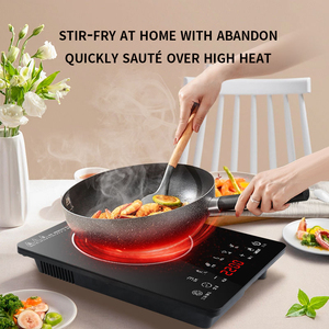 Prestigio di alta qualità 3500W singolo piano cottura a induzione a infrarossi elettrico stufa radiante bruciatore a serpentina Touch per uso domestico - Product Image 4