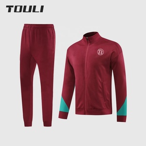 La Tuta 25-26 È un <span class=keywords><strong>Abbigliamento</strong></span> <span class=keywords><strong>Sportivo</strong></span> da <span class=keywords><strong>Calcio</strong></span> Best-seller con Giacche e Pantaloni con Zip per Corsa e Allenamento Calcistico - Product Image 1