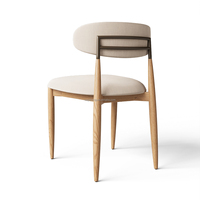 Ensemble de table à manger ronde en bois massif de style américain Sageliving, 4 places, pour la maison