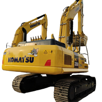 Excavatrice sur chenilles Komatsu PC350-7 d'occasion du Japon, pompe hydraulique principale d'origine, moteur en bon état