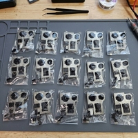 Pièces non fonctionnelles pour iPhone 14 15 16 17 Pro Max Plus : câble flexible de caméra arrière principal cassé, endommagé, module de caméra principal