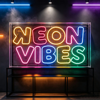 Letrero de Neón LED Personalizado, Listo para Usar, Decoración de Pared para Sala de Juegos, Bar, Luces de Neón Coloridas para Decoración de Interiores de Hogar, Salón de Juegos, Pub, Fiestas