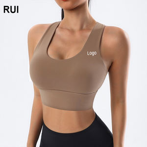 RUIQUWIN 2025 Women's Plus Size Breathable Quick Dry <b>Sports</b> Fitness Top Sexy Backless Push <b>Sports</b> <b>Bra</b> New Arrival - Product Image 1