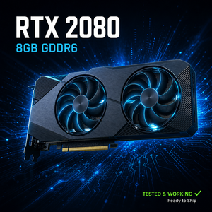 Tarjeta Gráfica RTX 2080 de 8GB con Doble Ventilador, GPU, Tarjeta de Video, para Computación de IA, Personalizable - Product Image 1