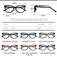 Montures Tendance pour Hommes, Lunettes Plates Adaptées à la Myopie, Monture de Lunettes en Métal Fashion, Carrées avec Lettre, Vente en Gros