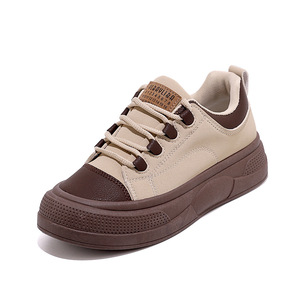 Zapatillas Blancas Estilo 2026 para Niñas - Calzado Deportivo de Suela Gruesa y Caña Alta para Caminar con Comodidad y Resistencia - Product Image 1