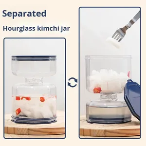 Tarro de encurtidos separable al por mayor con diseño moderno, sellado para fermentación, tipo relleno, estilo coreano, para el hogar - Product Image 4