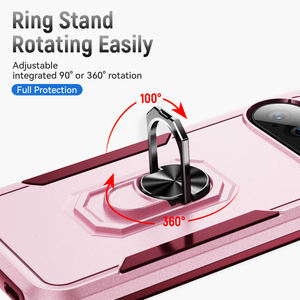 جراب هاتف جديد بحلقة مغناطيسية وحامل دوار لهاتف جوجل بيكسل 10 برو XL وبيكسل 9a وبيكسل 8 و7 - Product Image 5