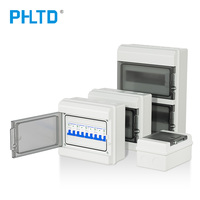 PHPC-12 12 voies boîte de commutation en plastique unité de consommation panneau de distribution électrique MCB interrupteur boîte de distribution boîte de combinaison