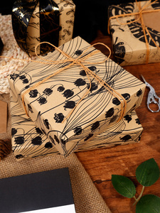 Custom Gift Packaging <b>Paper</b> Gift <b>Wrapping</b> <b>Paper</b> Roll for Christmas Gift Box - Product Image 5