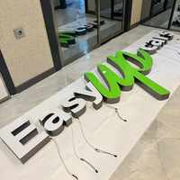 Lettres-enseignes 3D LED personnalisées en acrylique étanches pour extérieur, avec logo alphabétique, pour enseignes commerciales – Vente chaude
