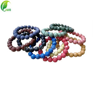 Pulseira frisada unissex elástica de 10mm, pulseira colorida redonda para eliminar a fadiga e a dor nas articulações - Product Image 6