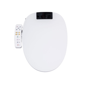 Smart Toilet Seat Round Universal With Remote Control Instant Heating Automatic Cleaning Multi Functional Plastic Lid - Product Image 4