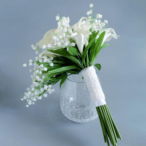 Fleurs Artificielles en Soie : Bouquets <span class=keywords><strong>de</strong></span> Calla et Roses pour Décoration <span class=keywords><strong>de</strong></span> <span class=keywords><strong>Mariage</strong></span> - Product Image 4